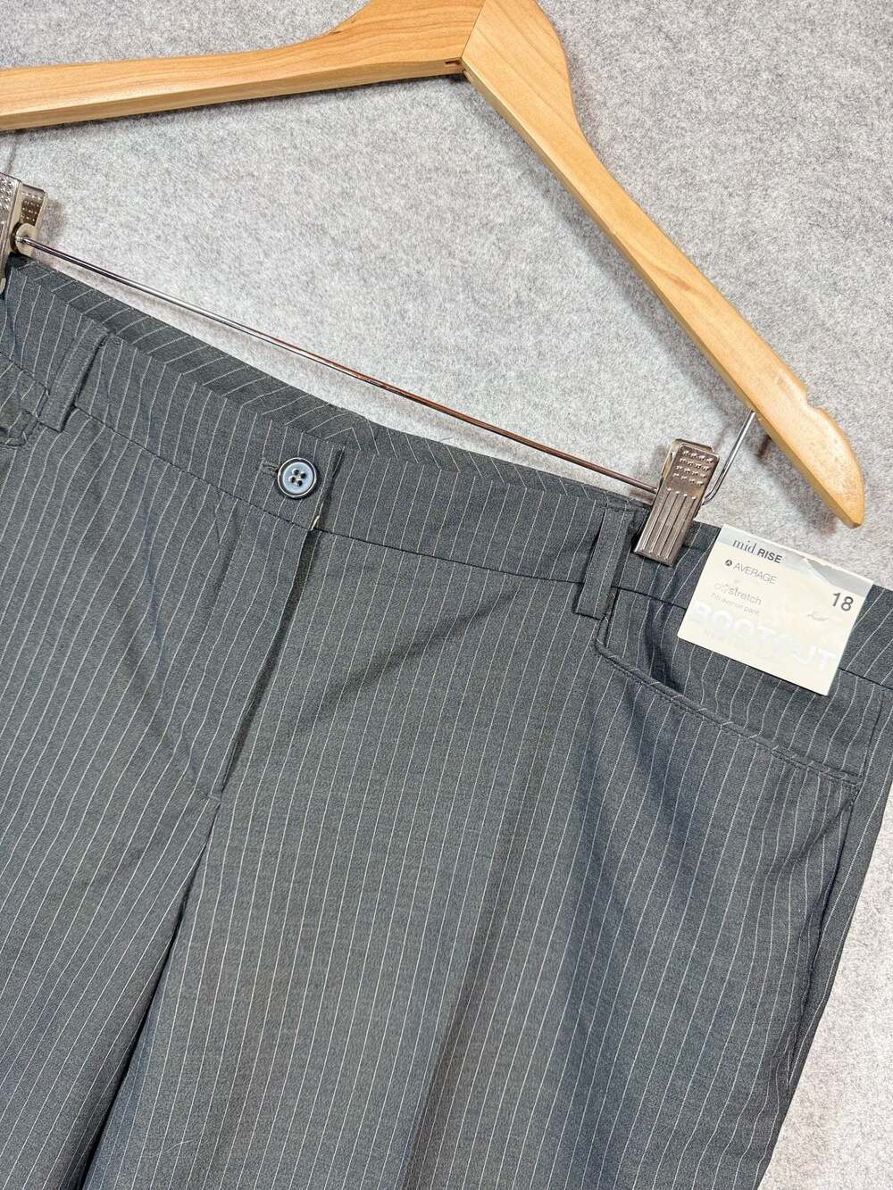 CityStretch 7th Avenue Bootcut Ine Striped Pants Size 18 Average